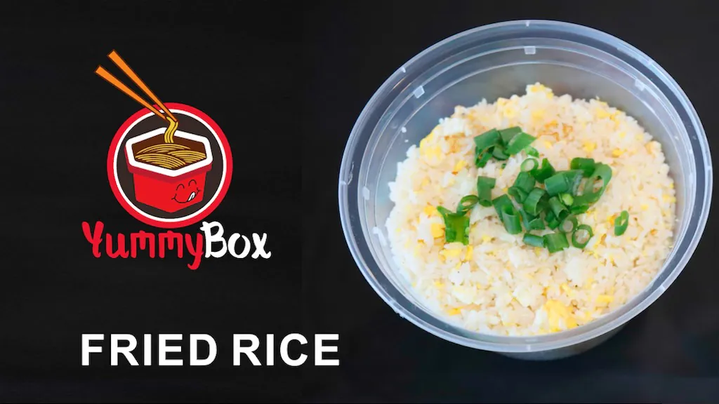 Fried rice with eggs and scallions, simple and savory at Yummy Box, a Chinese restaurant in Gilbert